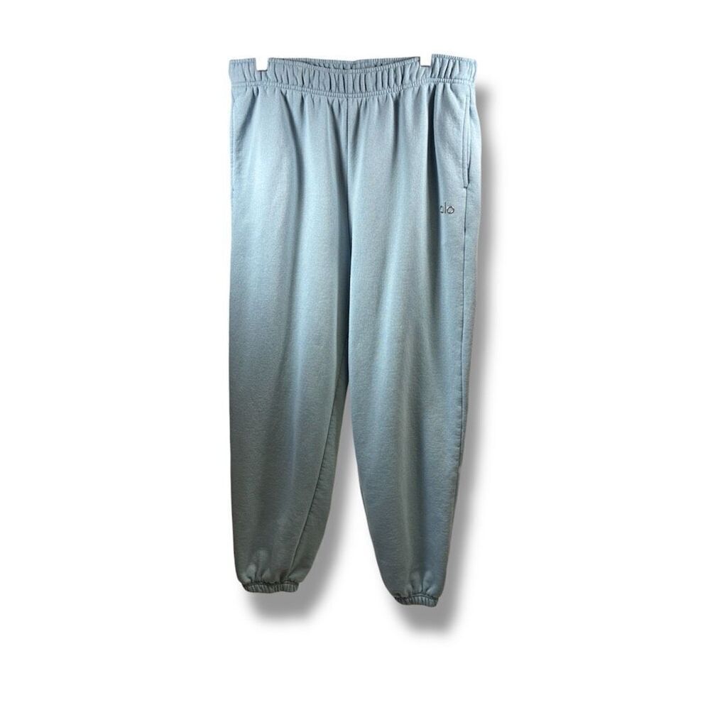 ALO Yoga Accolade Sweatpants in Blue Steel Size XL
